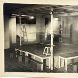 Empty Boxing Ring, Poignant Feeling Old WW1 Era French Photo