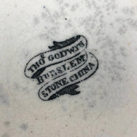 1830s Very Scarce Stone China Transfeware Mug with Dogs and Cats