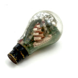 Old Folk Art Ship in a Lightbulb!
