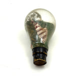 Old Folk Art Ship in a Lightbulb!