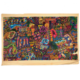 Dense and Packed c. 1970 Psychedelic Marker Drawing Signed Rita