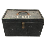 ERL's Old Handmade Tool Box in Old Green Paint