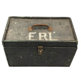 ERL's Old Handmade Tool Box in Old Green Paint