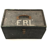 ERL's Old Handmade Tool Box in Old Green Paint