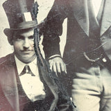 Dapper Pair of Card Sharps, Antique (Occupational?!) Tintype