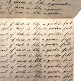 Many Men of Many Minds...Daniel Zigler's Charming, Unusual 1847 Penmanship Notebook