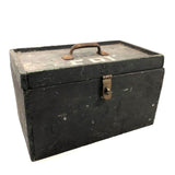 ERL's Old Handmade Tool Box in Old Green Paint