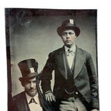Dapper Pair of Card Sharps, Antique (Occupational?!) Tintype