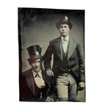 Dapper Pair of Card Sharps, Antique (Occupational?!) Tintype