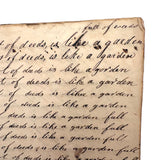 Many Men of Many Minds...Daniel Zigler's Charming, Unusual 1847 Penmanship Notebook