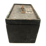 ERL's Old Handmade Tool Box in Old Green Paint