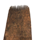 Beautifully Primitive, Carved Wood Wool Comb