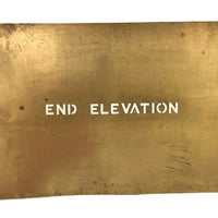 Early 20th C. Paper Thin Brass Surveyors/Architects Stencils - Set # One