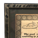 Wonderful 1833 Sandborn NH Award of Hogreeve (manager of stray swine) to John Deerborn (with Hand-drawn Pig)