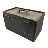 ERL's Old Handmade Tool Box in Old Green Paint