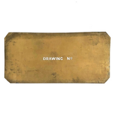 Early 20th C. Paper Thin Brass Surveyors/Architects Stencils - Set # Four