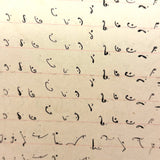 Abstract Language, Margarete Gibbons' 1902 Completely Full Stenography Notebook