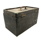 ERL's Old Handmade Tool Box in Old Green Paint