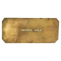 Early 20th C. Paper Thin Brass Surveyors/Architects Stencils - Set # Two