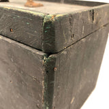 ERL's Old Handmade Tool Box in Old Green Paint