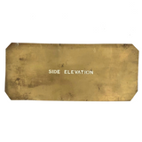 Early 20th C. Paper Thin Brass Surveyors/Architects Stencils - Set # One