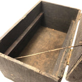 ERL's Old Handmade Tool Box in Old Green Paint