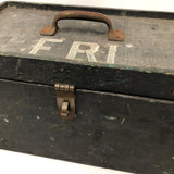 ERL's Old Handmade Tool Box in Old Green Paint