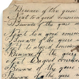 Many Men of Many Minds...Daniel Zigler's Charming, Unusual 1847 Penmanship Notebook