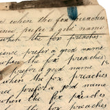 Many Men of Many Minds...Daniel Zigler's Charming, Unusual 1847 Penmanship Notebook