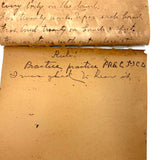 Abstract Language, Margarete Gibbons' 1902 Completely Full Stenography Notebook