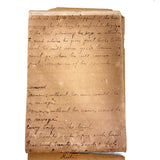 Abstract Language, Margarete Gibbons' 1902 Completely Full Stenography Notebook