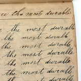 Many Men of Many Minds...Daniel Zigler's Charming, Unusual 1847 Penmanship Notebook