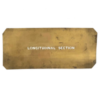 Early 20th C. Paper Thin Brass Surveyors/Architects Stencils - Set # Three