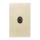 Man with Absurd Mustache, Gem Tintype in Original Potter's Patent 1865 Sleeve