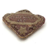 Remember Me, Very Charming Victorian Era Iroquois Beaded Pin Cushion