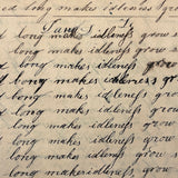 Many Men of Many Minds...Daniel Zigler's Charming, Unusual 1847 Penmanship Notebook