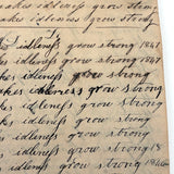 Many Men of Many Minds...Daniel Zigler's Charming, Unusual 1847 Penmanship Notebook