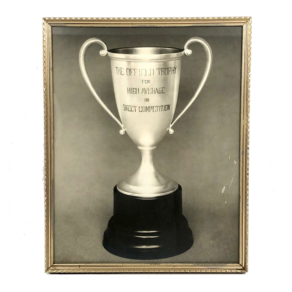 "High Average" Skeet Award Trophy, Framed Photograph