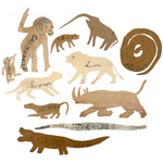 Marvelous Antique Handmade Paper Animals - Set Three