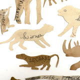 Marvelous Antique Handmade Paper Animals - Set Three