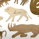 Marvelous Antique Handmade Paper Animals - Set Three