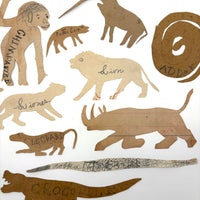 Marvelous Antique Handmade Paper Animals - Set Three