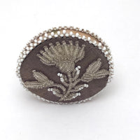 Hand-beaded Native American Pin Cushion (Flower and Eye Ball!)