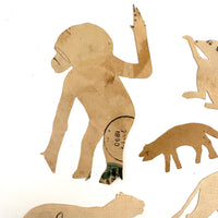 Marvelous Antique Handmade Paper Animals - Set Three
