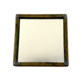 Excellent Old Bell System Telephone Lineman's Brass Pocket Mirror (for Splicing and Inspecting Wire)
