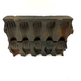 Antique Cast Iron Two Part Row of Hands Mold