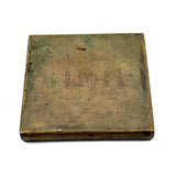 Excellent Old Bell System Telephone Lineman's Brass Pocket Mirror (for Splicing and Inspecting Wire)