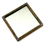 Excellent Old Bell System Telephone Lineman's Brass Pocket Mirror (for Splicing and Inspecting Wire)