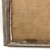 Vintage Folk Art Still Life Painting with Meat-like Melon Slices Signed J. Colville