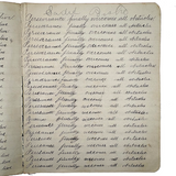 Honor to Whom Honor is Due, Bertha Hurd's 1892 Penmanship Notebook, Full